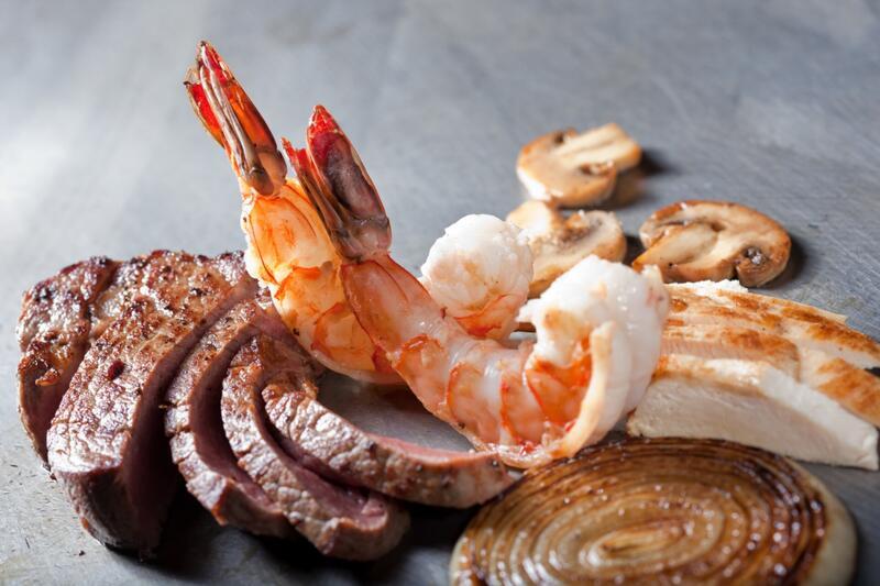 Hibachi Shrimp n NY Stripe Steak